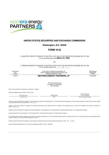 Thumbnail XPLR Infrastructure 10-Q Quarterly Report FY2020 