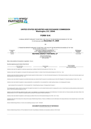 Thumbnail XPLR Infrastructure 10-K Annual Report 2020