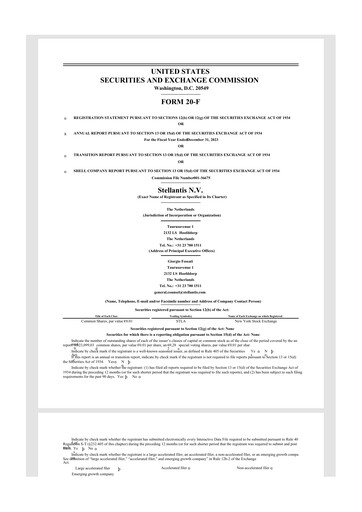 Thumbnail Stellantis 20-F Annual Report 2023