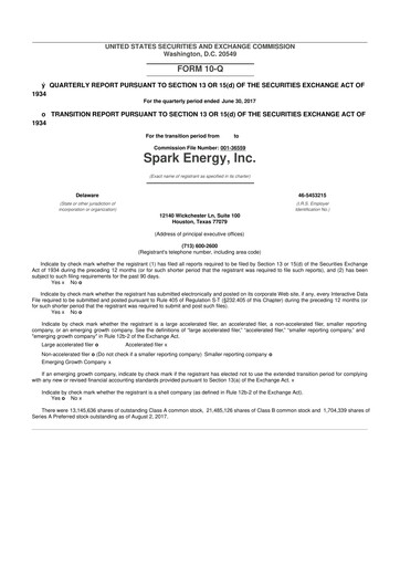 Thumbnail Via Renewables 10-Q Quarterly Report FY2017 