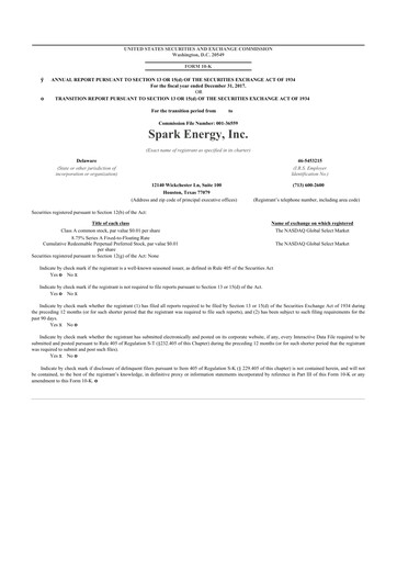 Miniature Via Renewables 10-K Rapport annuel 2017