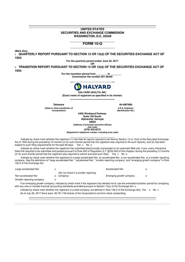 Thumbnail Avanos Medical
 10-Q Quarterly Report FY2017 