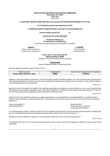 Vorschaubild Nutex Health 10-Q Quartalsbericht 2019 
