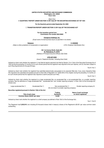 Vorschaubild Nutex Health 10-Q Quartalsbericht 2020 