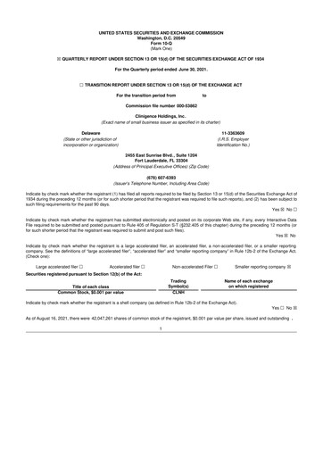 Vorschaubild Nutex Health 10-Q Quartalsbericht 2021 