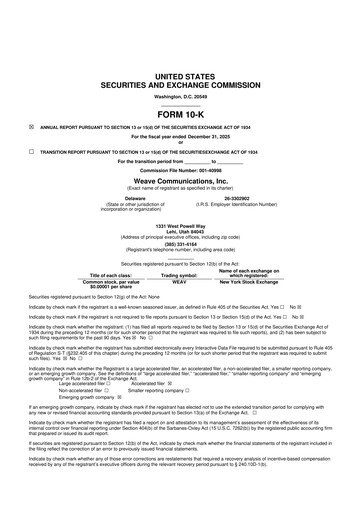 Miniature Weave Communications 10-K Rapport annuel 2025