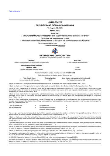 Thumbnail NextDecade Corp 10-K Annual Report 2025
