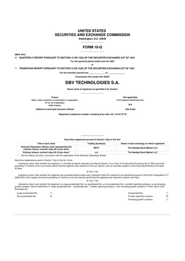 Thumbnail DBV Technologies 10-Q Quarterly Report FY2025 