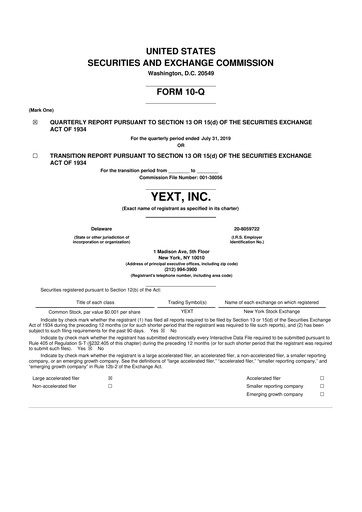 Thumbnail Yext 10-Q Quarterly Report FY2020 