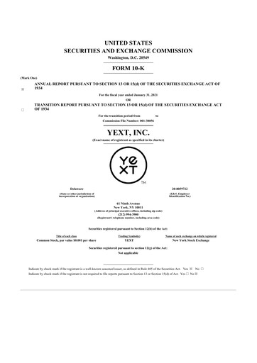 Thumbnail Yext 10-K Annual Report 2021