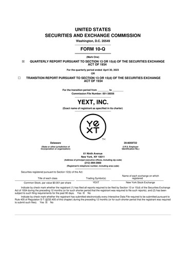 Thumbnail Yext 10-Q Quarterly Report FY2024 