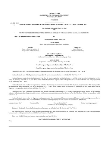 Thumbnail LiveOne 10-K Annual Report 2015