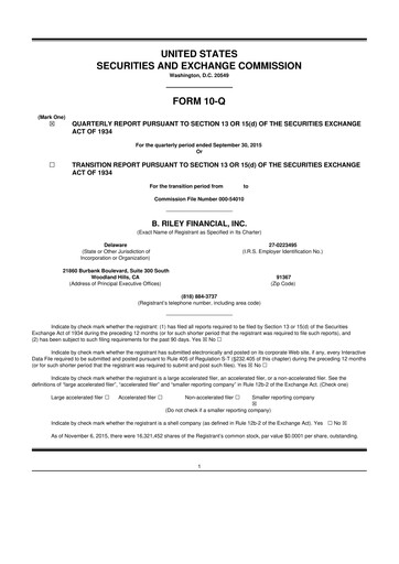 Thumbnail BRC Group Holdings 10-Q Quarterly Report FY2015 