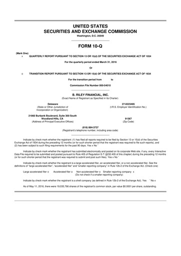 Thumbnail BRC Group Holdings 10-Q Quarterly Report FY2016 