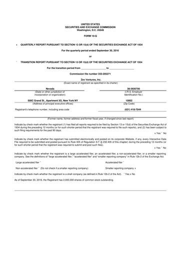 Thumbnail Ondas Holdings 10-Q Quarterly Report FY2016 