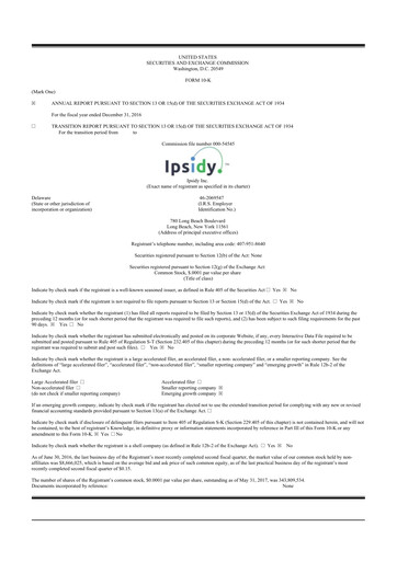 Thumbnail authID 10-K Annual Report 2016