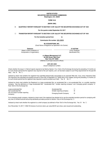 Thumbnail Priority Technology Holdings
 10-Q Quarterly Report FY2017 
