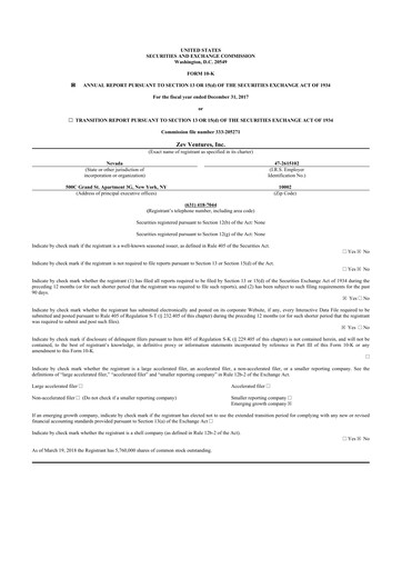 Thumbnail Ondas Holdings 10-K Annual Report 2017