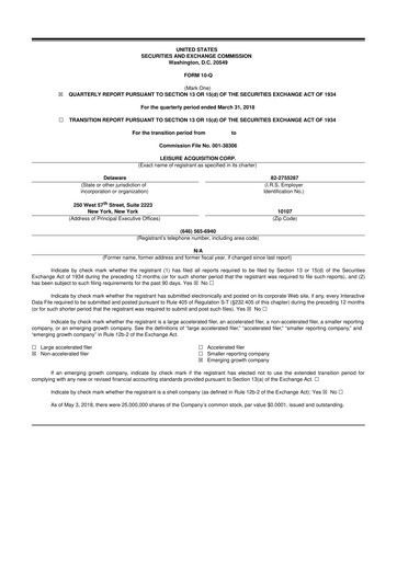 Thumbnail Ensysce Biosciences 10-Q Quarterly Report FY2018 