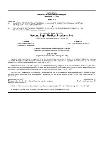 Vorschaubild Vivani Medical 10-Q Quartalsbericht 2018 