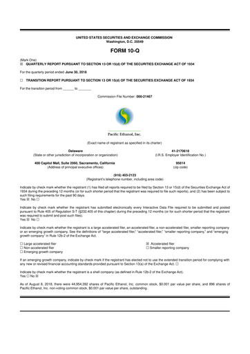 Thumbnail Alto Ingredients 10-Q Quarterly Report FY2018 