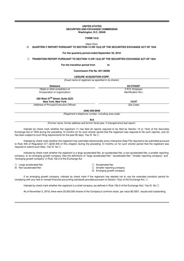 Thumbnail Ensysce Biosciences 10-Q Quarterly Report FY2018 