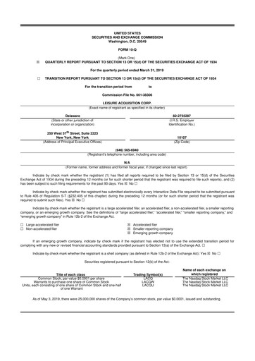 Thumbnail Ensysce Biosciences 10-Q Quarterly Report FY2019 