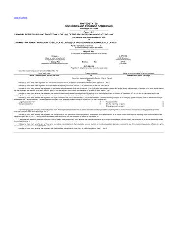 Thumbnail Wayfair 10-K Annual Report 2025