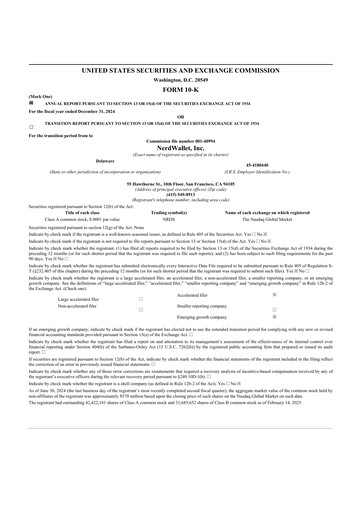 Thumbnail NerdWallet 10-K Annual Report 2024