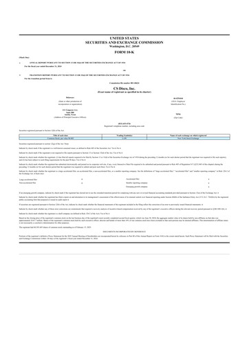 Thumbnail CS Disco 10-K Annual Report 2024