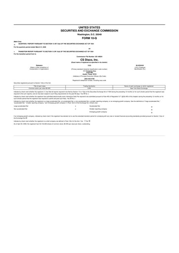 Thumbnail CS Disco 10-Q Quarterly Report FY 