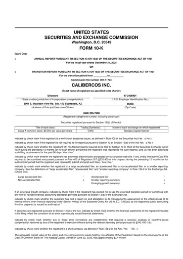 Thumbnail CaliberCos 10-K Annual Report 2025