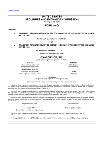Thumbnail Tempest Therapeutics 10-Q Quarterly Report FY2015 