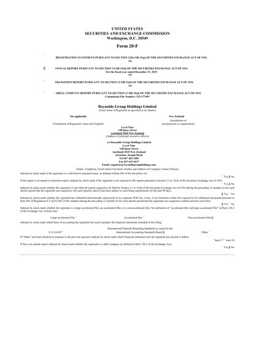 Thumbnail Pactiv Evergreen
 20-F Annual Report 