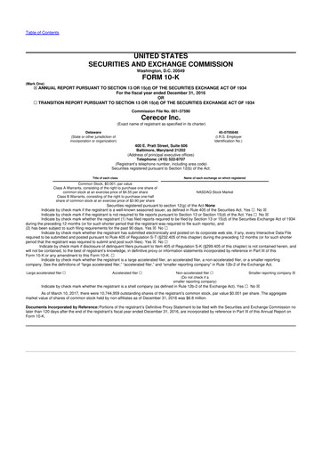Thumbnail Avalo Therapeutics 10-K Annual Report 2016