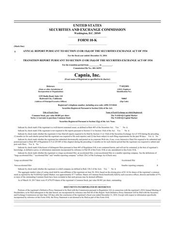 Thumbnail Soleno Therapeutics 10-K Annual Report 2016