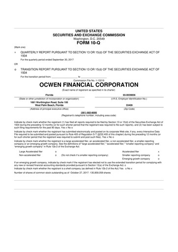 Thumbnail Onity Group 10-Q Quarterly Report FY2017 