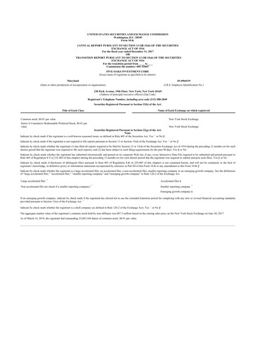 Thumbnail Lument Finance Trust 10-K Annual Report 2017