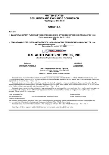 Thumbnail CarParts.com
 10-Q Quarterly Report FY2018 