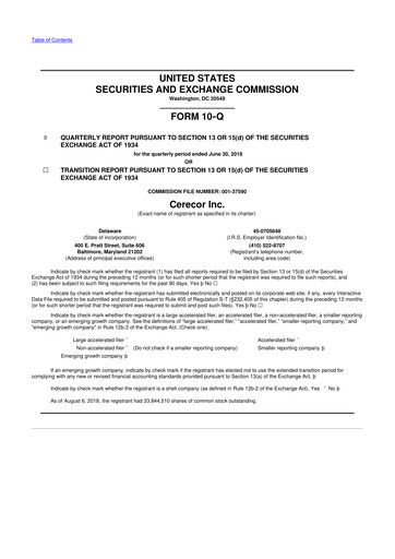 Thumbnail Avalo Therapeutics 10-Q Quarterly Report FY2018 