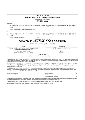 Thumbnail Onity Group 10-Q Quarterly Report FY2018 