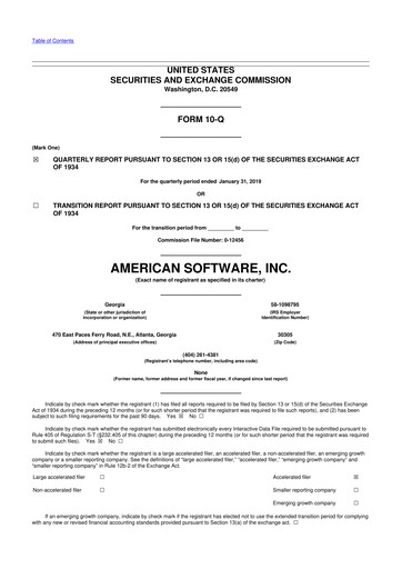 Thumbnail Logility Supply Chain Solutions 10-Q Quarterly Report FY2019 