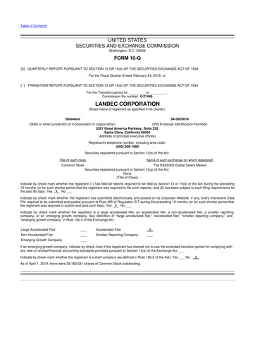 Thumbnail Lifecore Biomedical 10-Q Quarterly Report FY2019 