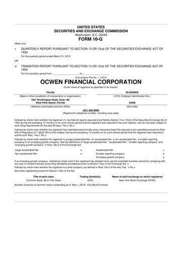 Thumbnail Onity Group 10-Q Quarterly Report FY2019 