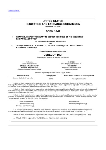 Thumbnail Avalo Therapeutics 10-Q Quarterly Report FY2019 