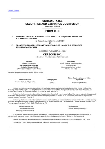 Thumbnail Avalo Therapeutics 10-Q Quarterly Report FY2019 