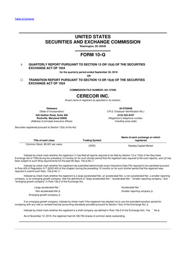 Thumbnail Avalo Therapeutics 10-Q Quarterly Report FY2019 