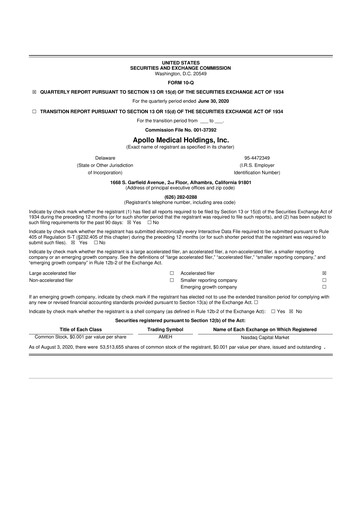 Vorschaubild Astrana Health 10-Q Quartalsbericht 2020 