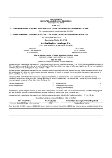 Vorschaubild Astrana Health 10-Q Quartalsbericht 2020 