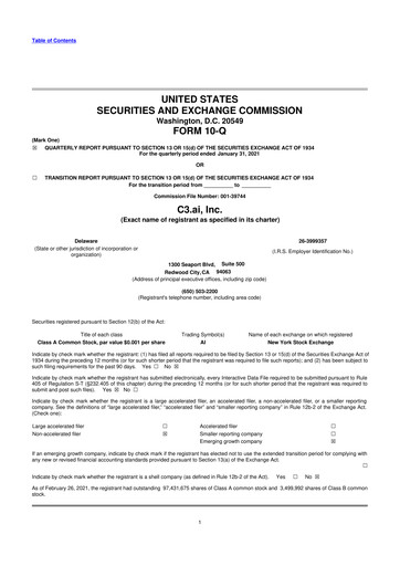 Thumbnail C3 AI 10-Q Quarterly Report FY2021 